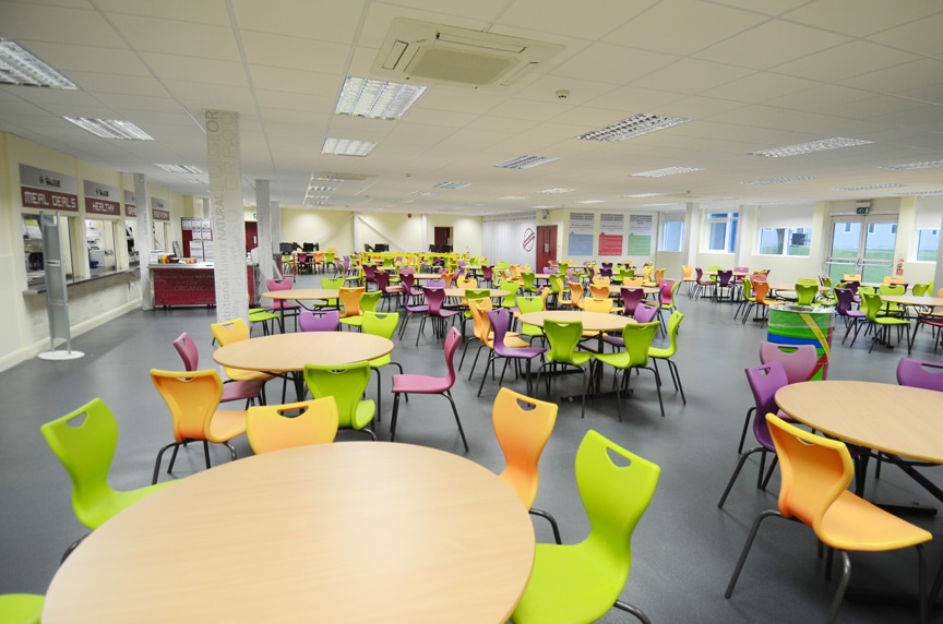 Canteen at Hodge Hill Girls School