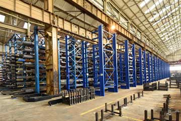 Cantilever Racking Installation at C & S Steels
