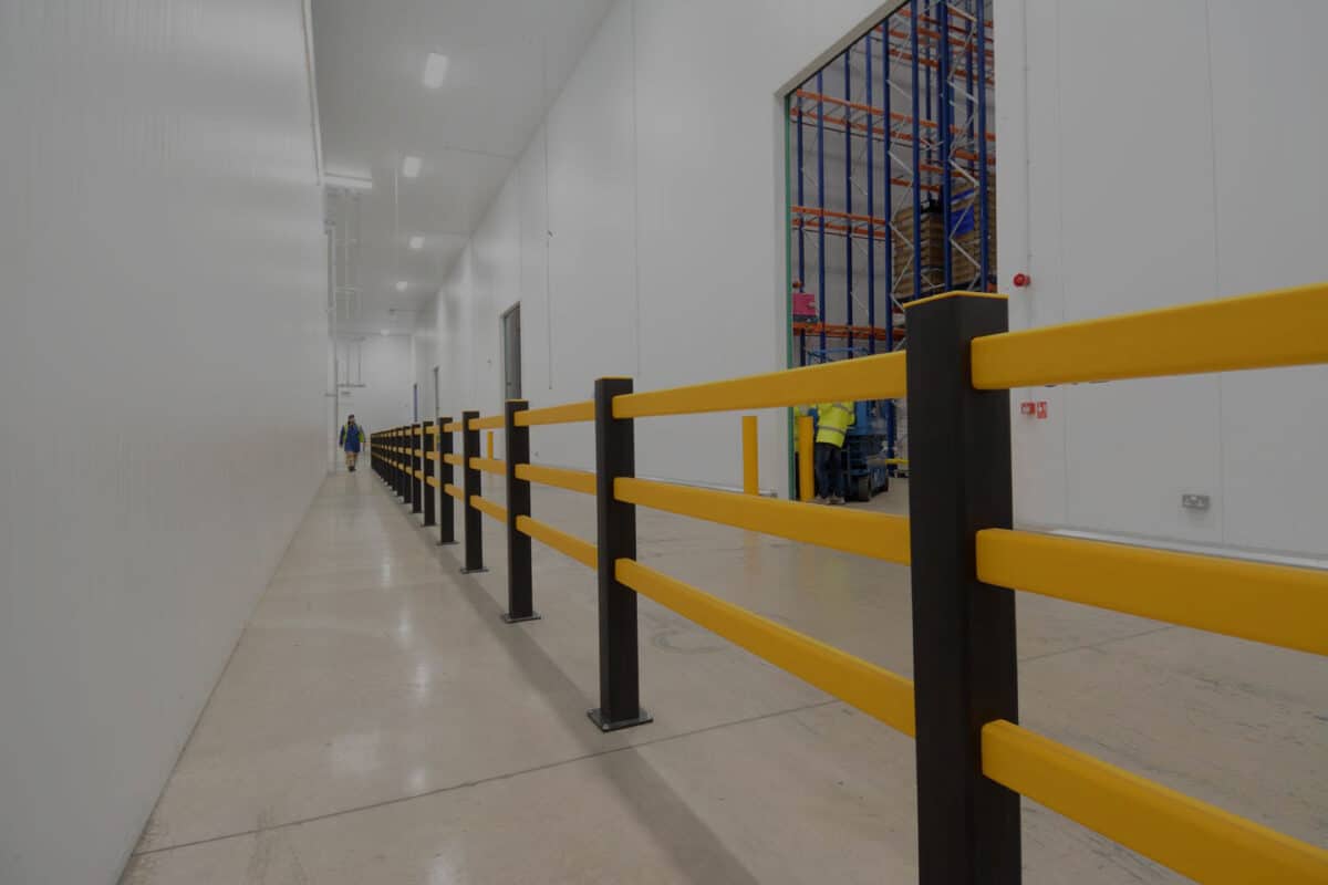 Example Of Barriers In Racking Warehouse Storage Solutions | Industrial Racking | Teepee Materials ...