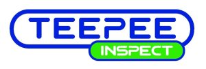 The "Teepee Inspect" logo symbolsiing the pallet racking inspections and maintenance service offered by Teepee