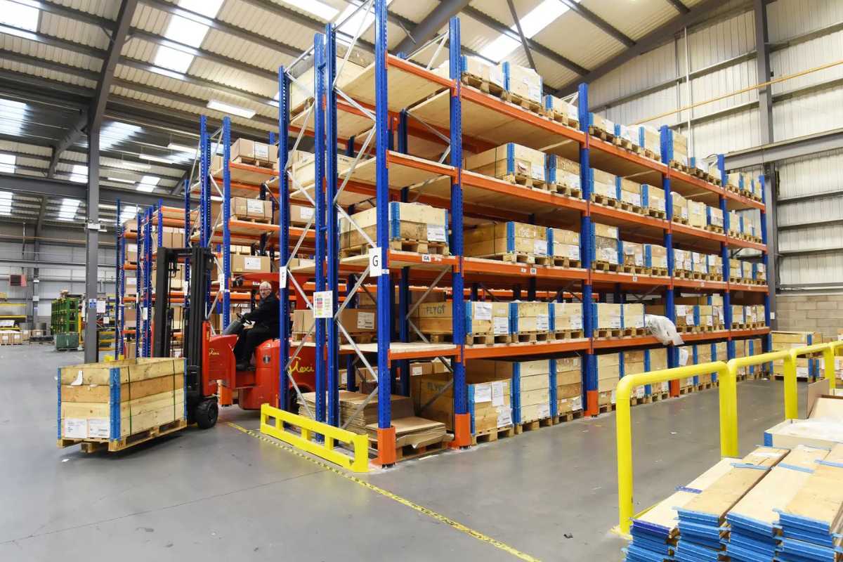 warehouse-racking-solutions-near-me Warehouse racking solutions designed, supplied and installed by Teepee Materials Handling